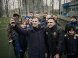 Президент УАФ Андрій Шевченко відвідав тренування збірної України, складеної з гравців з ампутацією кінцівок