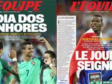 Французская газета L’Equipe в преддверии финала Евро-2016 выпустила номер на португальском языке (ФОТО)