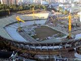 Реконструкция «Олимпийского» отстает на 3-4 недели