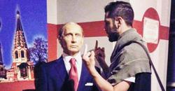 Грузинский футболист продемонстрировал неприличный жест перед фигурой Путина (ФОТО)