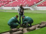 В Варшаве уже постелили газон для стартового матча Евро-2012